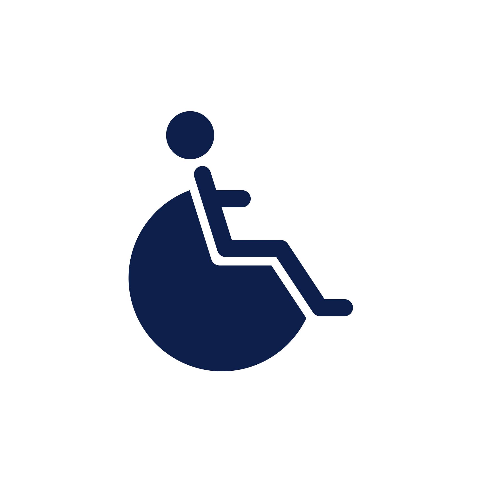Adapté aux fauteuils roulants