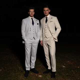 Buy 2 suits and get 10% off the purchase.
Extra 10% off shoes, ties and shirts on any suit purchases.
T&C's and exclusions may apply, ask in store for details. Not in conjunction with other offers.