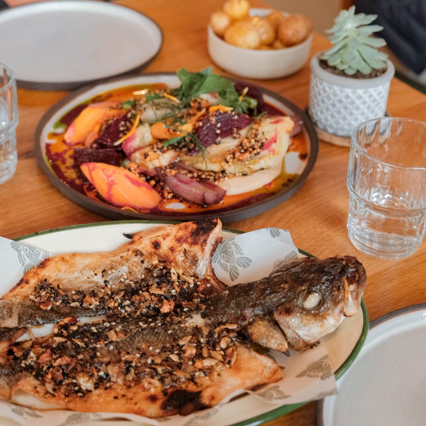Fish and seafood in Designer Outlet Neumünster