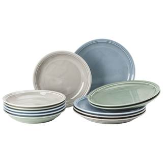 Trend Colour tabel set | 12 pcs. | 6 dinner plates, 6 soup plates